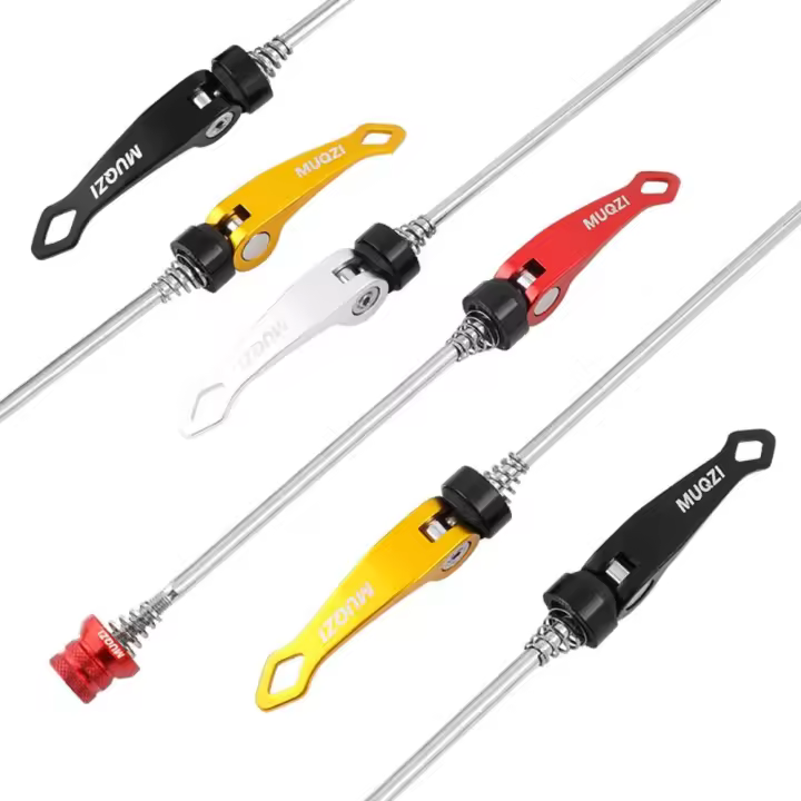 1 par de palanca de liberación rápida para rueda delantera de bicicleta de 100mm, palanca de buje de bicicleta de alta resistencia resistente al desgaste, rueda trasera de aleación de 130/135mm - 1