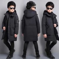 -30 grados, ropa para niños, ropa para niños, Chaqueta de algodón cálida para invierno, Abrigo con capucha, prendas de vestir exteriores gruesas para adolescentes, parka para niños - details 4
