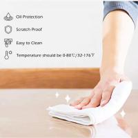 2.5mm Thick Transparent Table Cover Clear Table Cover PVC Plastic Mat Table Cover Waterproof PVC Table Cloth Desk Protector Mat - details 1