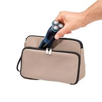 Neceser de doble capa para hombre, separación en seco y húmedo, organizador de artículos de tocador de viaje de gran capacidad, bolsa de lavado impermeable - details 7
