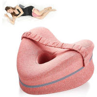 Almohada De Memoria Para Pierna Almohada De Soporte Para Dormir Ortopédica Alivio Del Dolor De Cintura Y Rodilla Cojín De Túbulo De Poliéster 100% Forma De Corazón - details 7