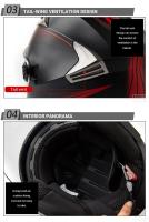 Casco De moto De media cara para hombre y mujer, protector De doble lente para las cuatro estaciones, moda urbana - details 10
