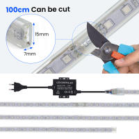 GAHADA Luz de Tira LED RGB Impermeable, 5050 60LEDs/m, Control Remoto Táctil de Pared, Iluminación y Decoración - details 3