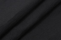 BUNO-Vestido camisero multicapa con dobladillo de hoja de loto para mujer, temperamento de moda - details 15