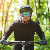 Gafas de sol polarizadas para ciclismo, lentes a prueba de viento, protección UV, para hombre y mujer - details 2