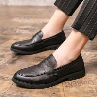 2024 Producto Zapatos de negocios negros italianos Zapatos de cuero para hombres y Oxford - details 2