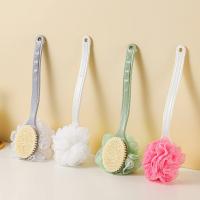 Cepillo de Baño Exfoliante Suave de Cerdas Largas Bola de Baño Colgante de Doble Cara para Exfoliar la Espalda - details 0