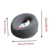 1pc Cojín de descanso de cara ergonómico en forma de U de espuma de memoria - Suave, lavable en máquina, con cierre de cremallera, libre de formaldehído, no necesita electricidad ni batería, ideal para oficina, spa y uso en casa - details 4