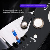 Alicates de prensado multifuncionales, cortador de cables pelacables, 8 pulgadas, 25 en 1 - details 4