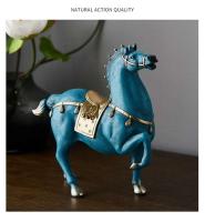 Escultura de caballo, accesorios para el hogar, decoración de sala de estar de estilo chino, estatua Dengshui, decoración de oficina, regalos de inauguración de la casa - details 9