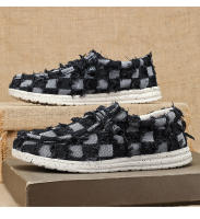 Zapatos de tela para hombre, calzado informal de mezclilla, novedad - details 11