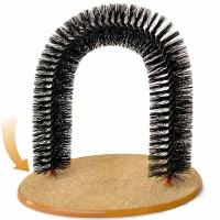 Juguetes para gatos arcos auto-masaje cepillo de acicalamiento mascota gato rascador alfombra juguetes interactivos - details 3