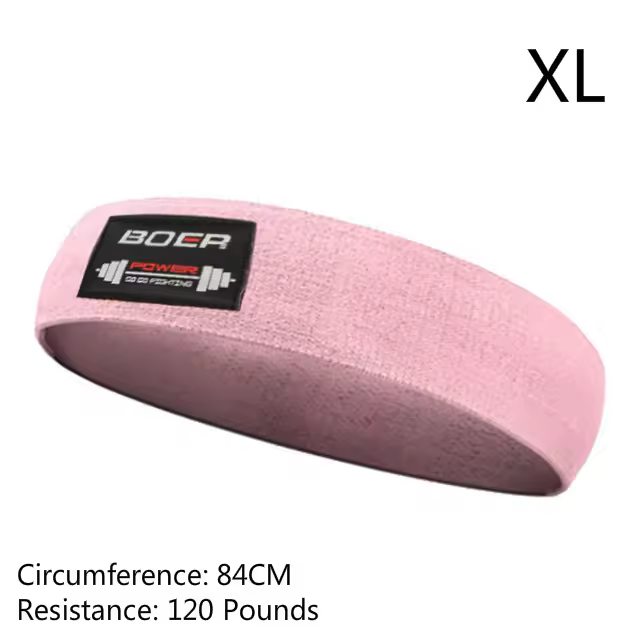 Banda de Goma para Levantamiento de Cadera y Entrenamiento de Resistencia Fiess Gum Non-slip para Yoga y Gimnasio Leg Thigh Glute Butt Squat Bands - 1