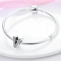 LAZA-abalorio de plata de ley 925 con 26 letras del alfabeto, abalorio de A-Z con nombre, compatible con Pulsera Original, collar, colgante, regalo de joyería - details 128