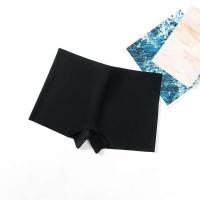 Boxer, Ropa interior deportiva de moda de seguridad sexy sólida sin costuras, pantalones cortos para mujer, ropa interior elástica - details 3