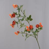 Rama de flor de Rosa Artificial de 65cm, Mini rosa de seda de plástico de tacto Real hecha a mano, elegante flor de Rosa de imitación, decoración para el hogar y la Oficina - details 2