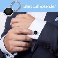 Extensor de botón de cuello elástico, 8 piezas, Flexible, alivio de cuello, collares ajustados, hebilla de Metal - details 6