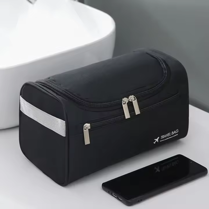 Bolsa de Maquillaje Portátil para Viajes Organizador de Cosméticos con Estilo de Baño - 1