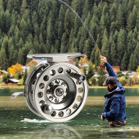 Carrete de aleación de aluminio para diestros, carretes lisos de mosca de hielo, accesorios de pesca - details 12