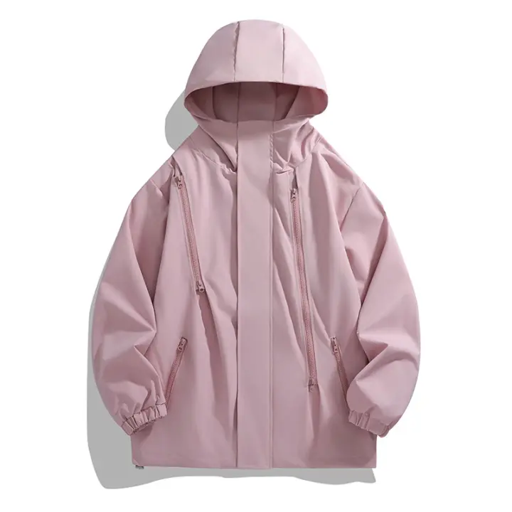 Chaquetas de hombre y mujer, cortavientos impermeables, estilo exquisito, exterior, primavera y otoño. - 1