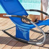 jardín Mecedora con reposapiés Tumbona ergonómica Negro OGS28-SCHx2 ES - details 45