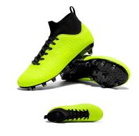 Zapatos de fútbol transpirables de caña alta para hombre y mujer. Zapatos de competición profesional para interior y exterior. - details 27