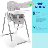 barra de juegos, tumbona para bebés, silla alta combinada para bebés, 7 respaldos ajustables en altura, crecimiento de 0 meses a 6 años, silla para bebés, gris oscuro - details 24