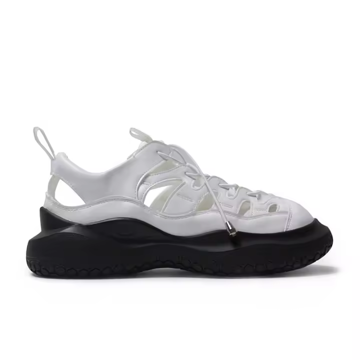 2025 Verano Nuevos Deportes Sandalias Mujeres Casual Hueco Grueso Fondo Aumentando Cabeza Grande Zapatos - 1