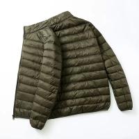 Chaqueta con capucha de plumón de pato ultraligera para hombre, chaqueta cálida de plumas de pato blanco, ropa de calle para hombre, otoño e invierno - details 10