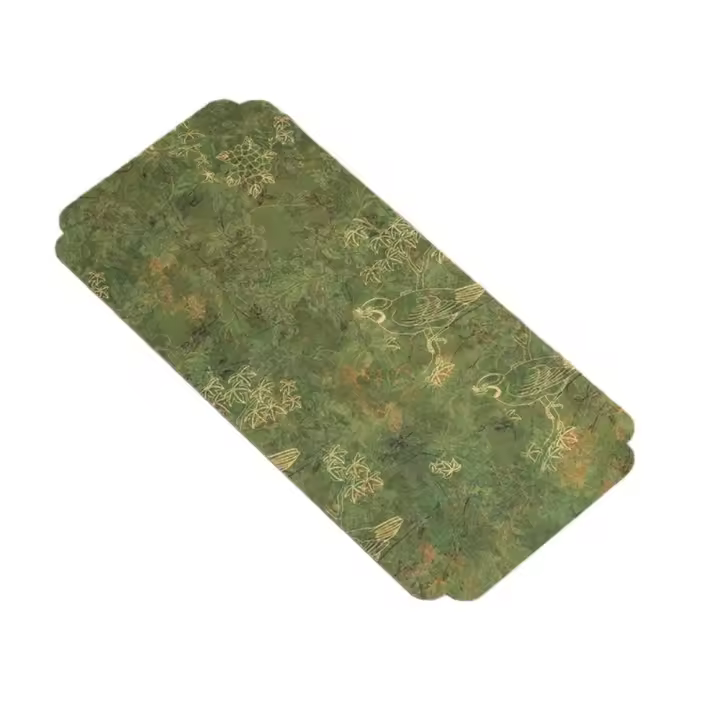Tapete de té elegante impermeable de estilo chino, tapete de mesa antideslizante con aislamiento térmico, tapete de vajilla Vintage, decoración del hogar - 1