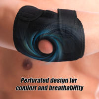Banda elástica para el dolor, banda para el brazo ajustable para la artritis, protector muscular, cinturón para la tendinitis, 1 piezas - details 8