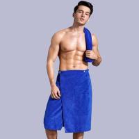 Toalla De baño con bolsillo para hombre, Toalla mágica De microfibra suave para natación, Sauna, 70x140cm - details 5