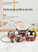 Desert Fox Quemador de estufa de Gas para acampar al aire libre, estufa de cocina portátil a prueba de viento, cocina ultraligera para turismo, equipo de senderismo - details 0