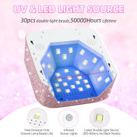 Lámpara de Curería Profesional LED Recargable Luz UV Inalámbrica para Uñas Gel - details 2
