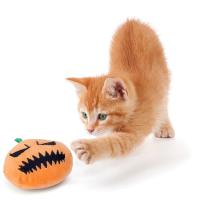 Juguete de Mordedura de Calabaza de Halloween Bola de Masticación de Peluche Suave para Perros - details 8