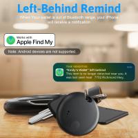 Tracker Tag 4 paquetes de rastreador Bluetooth, dispositivo de seguimiento localizador de etiquetas inteligente, buscador de llaves y localizador de artículos, buscadores de artículos con rastreador de aire con Apple Find My (solo IOS)Track sus llaves, bi - details 3
