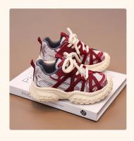 Zapatos deportivos para niños y niñas, zapatillas informales con cordones, malla de aire transpirable, otoño e invierno, 2024 - details 4