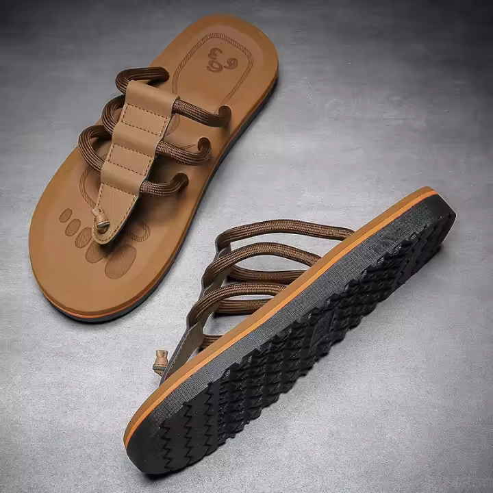 Chanclas de verano Premium para hombre, chanclas antideslizantes, zapatillas de playa EVA, cómodas para exteriores/interiores, sandalias respetuosas con el agua - 1