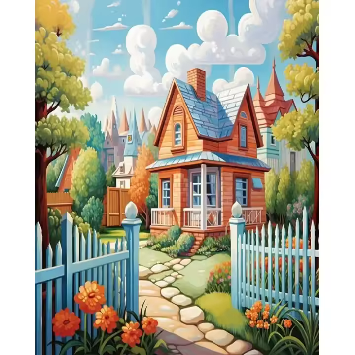 Ruopoty Pintura por Números Moderna Tamaño 40x50cm Pintura al Óleo DIY para Adultos - 1