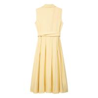 Vestido camisero con cinturón de la serie versátil a la moda para mujer nuevo estilo 4043/072 - details 2