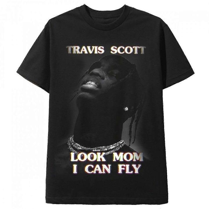 Astroworld Merch camiseta negra Netflix Travis Scott camiseta