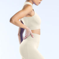 Dynamic 1/4 Zip Tank Chaleco deportivo de yoga para mujer Color sólido Ajuste ajustado Traje de fitness suave para mujer Traje de yoga Top Gimnasio Running Traje de ciclismo - details 9