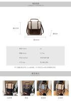 Mochila Versátil de Estilo Coreano Bolso de Mano Commuter para Mujeres - details 1
