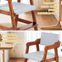haya silla profesor 6 niveles altura regulable, estable y segura hasta 90 kg y adultos (Nogal) - details 5