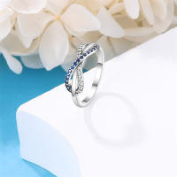 Anillo de Plata Esterlina 925 con Zirconia de Estrella de Copo de Nieve - details 67