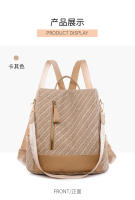 Mochila antirrobo de moda para mujer, bolso de hombro de viaje, mochila informal para ipad, mochila vintage para niñas - details 3