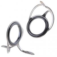 Kit de Reparación de Caña de Pescar 8 Piezas Guías de Caña Ovales Anillos de Línea Bricolaje Mixed Size Double Leg Rings Normal Goods Made in China - details 3
