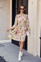 Vestido Floral Midi para Mujer Moda de Primavera Otoño 2025 Vestidos Largos para Mujeres Curvas - details 5
