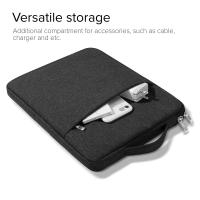 Funda de bolso para iPad Air 5 2022 10,9, funda para iPad Pro 11 2021, iPad Air 4 10,2, 9th, 8th, 7th, bolsa con cremallera a prueba de golpes - details 2