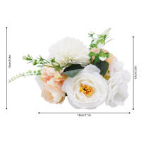 Flores artificiales falsas de plástico para Decoración de mesa de boda, ramo de flores artificiales para fiesta del Día de la madre, decoración de Baby Shower, 10 piezas - details 11